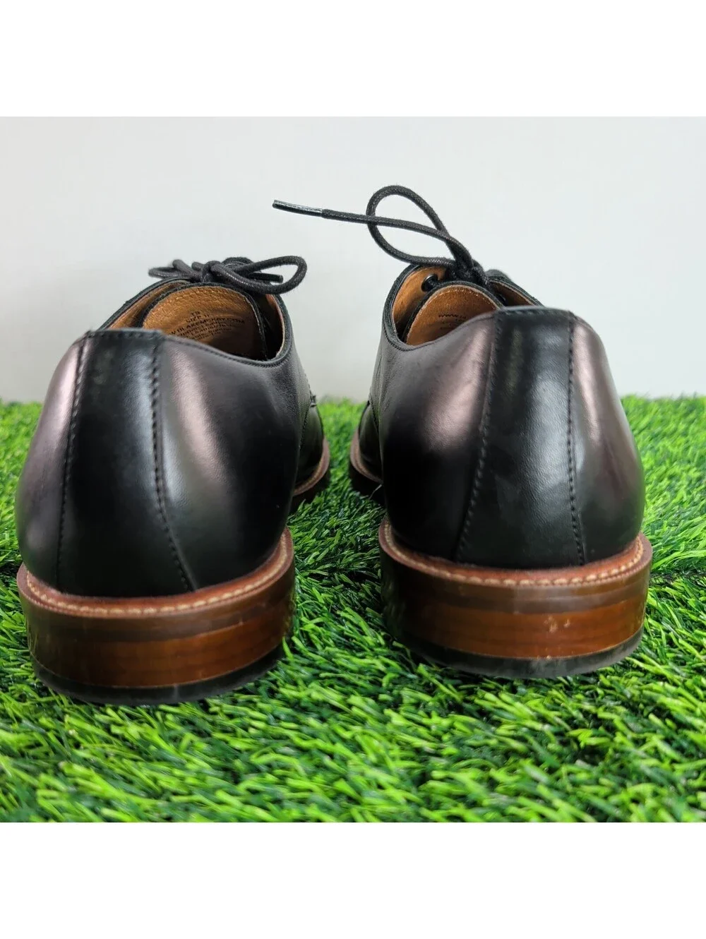 BLAKE MCKAY T9 BLACK LEATHER CAP TOE OXFORD SHOES MEN'S SIZE 11 LACE UP